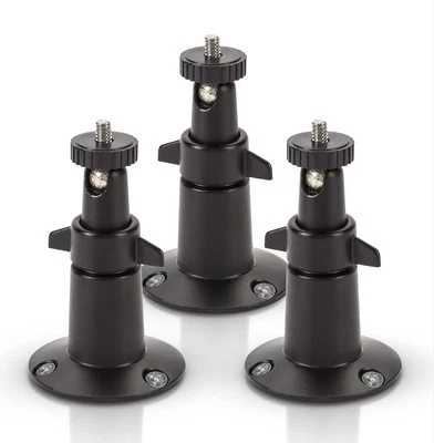 3 PACK Wasserstein Metal Mounts Compatible W/ Blink XT Weatherproof Camera BLACK