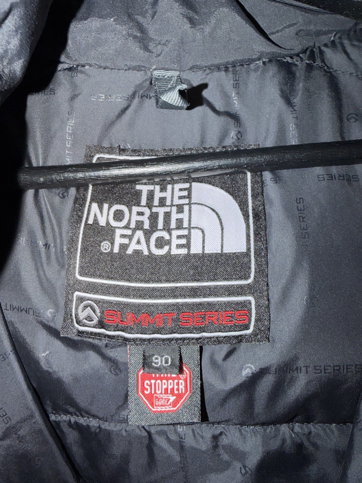 The North Face Summit Series Baltoro 700 Puffer Down Jacket Red Black Large L image 6