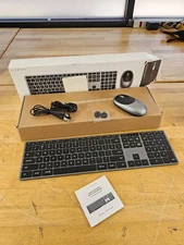 SATECHI MX3 Slim Bluetooth Backlit Keyboard & Mouse Combo w/Numeric Keypad