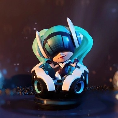 League of Legends DJ Sona Buvelle Figure Model - Maven of the Strings