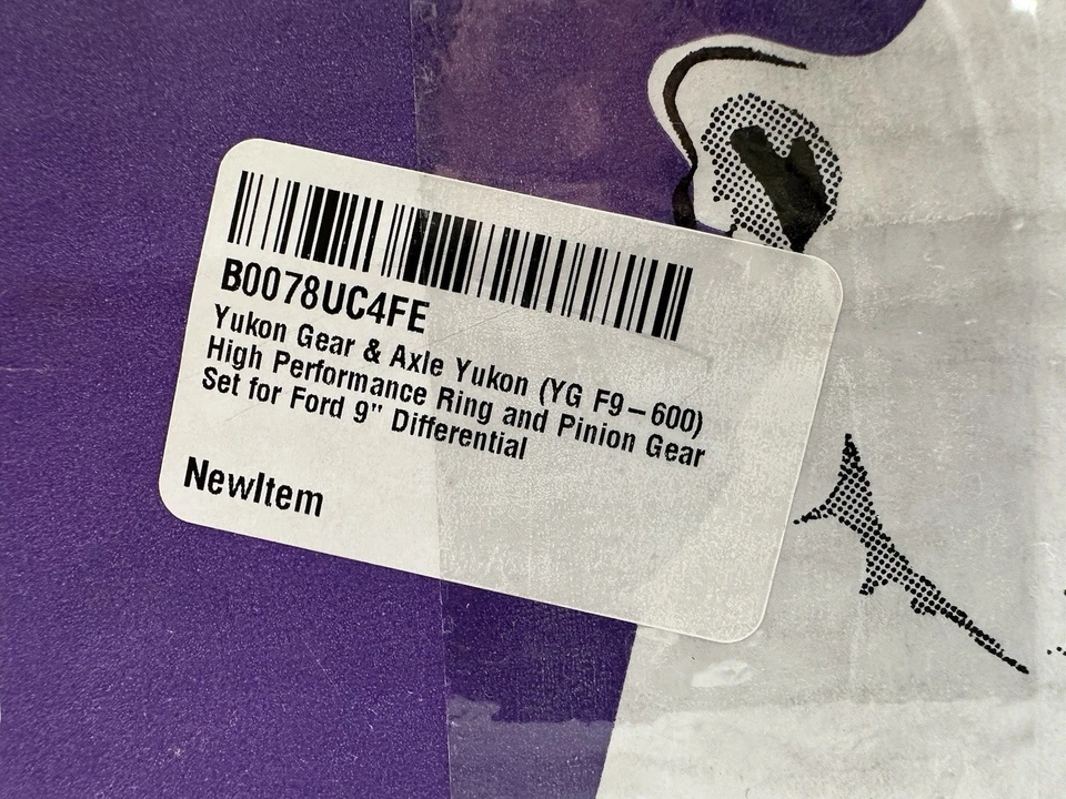 Yukon YG F9-600 9" Ring/Pinion for Ford Mustang E-100 Econoline Bronco F-150 - Image 3 of 4