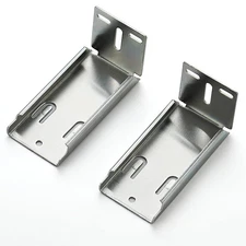 10 Pairs - 20 Pack Silver Heavy Duty Rear Mount Brackets for Soft Close Cabin...