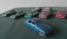 ORIGINAL VINTAGE DIECAST LESNEY MATCHBOX JAGUAR CAR LOT No65 METALLIC BLUE etc
