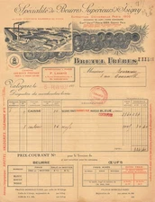 1920 SUPERIOR BUTTER D ISIGNY BRETEL FRERES A VALOGNES