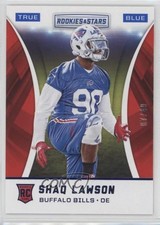 2016 Panini Rookies & Stars One Star True Blue 7/49 Shaq Lawson #184 9qd