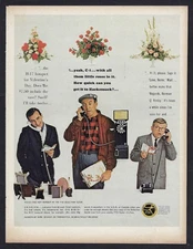 1964 FTD Ad "Flowers by Wire: so easy, so thoughtful, so beautifully received"