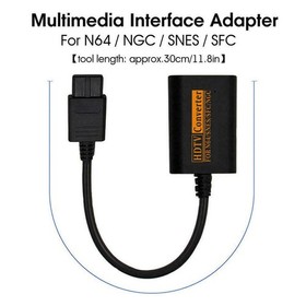 N64 Gamecube to HDMI Converter Adapter HD Link Cable for Nintendo Super NES SNES