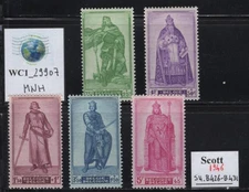 WC1_29907. BELGIUM. 1946 PRO PRISONERS semi postal sh. set. Sc. B426-B431. MNH