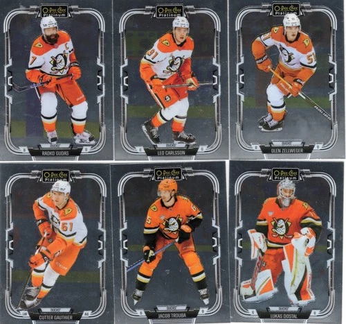 2025-26 UPPER DECK O-PEE-CHEE PLATINUM BASE TEAM SET - ANAHEIM DUCKS