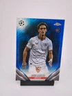2023-24 Topps Chrome UEFA - Manu Bueno Blue Shimmer Refractor /150 (RC)