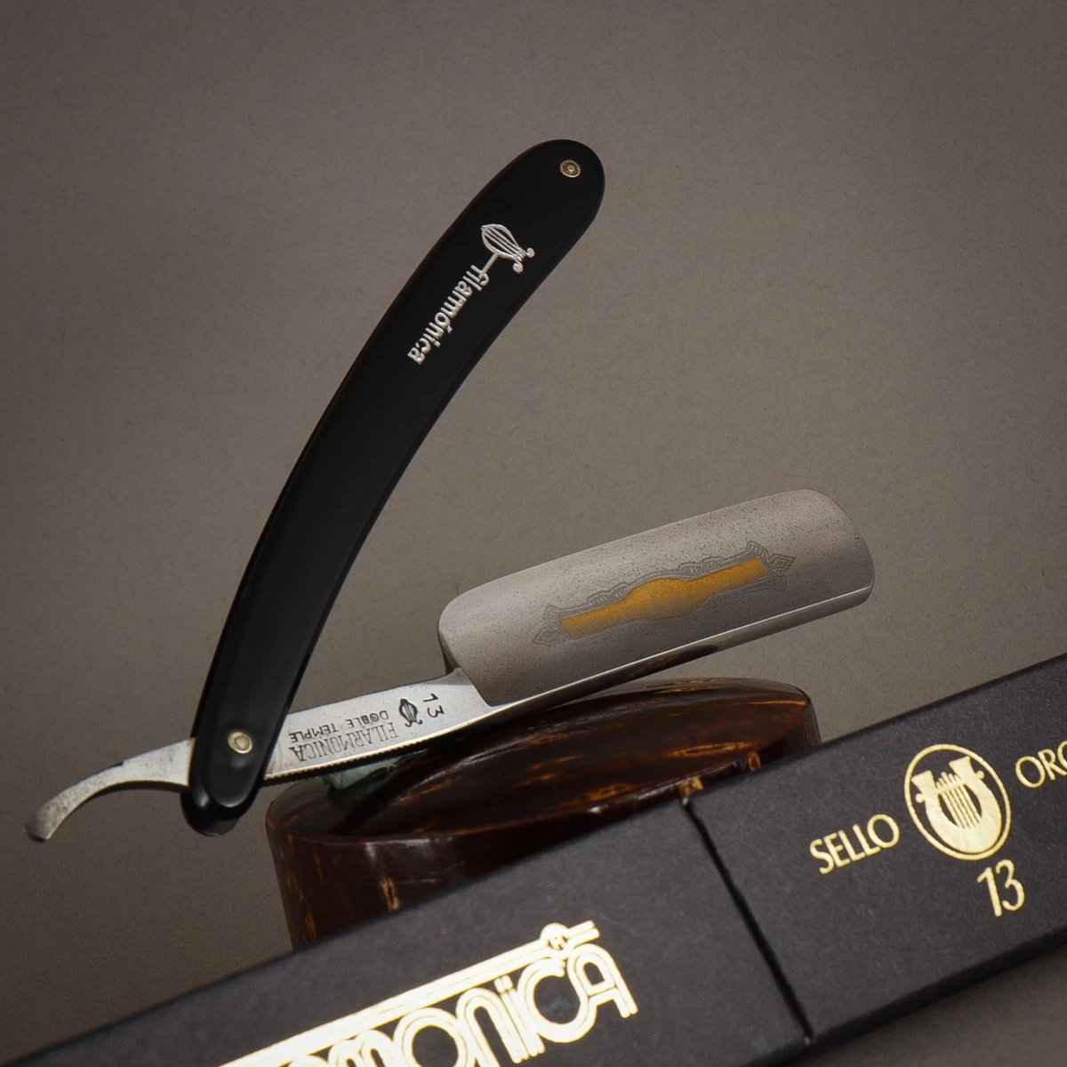 Filarmonica No. 14 メンズ剃刀 Filarmonica 14 Doble Temple straight razor shave ready | eBay