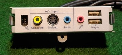 3.5'' Pc Computer Card Reader Frontpanel beige Audio USB S-Video 1394 Composite