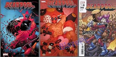 Deadpool #5 Cover A B C Variant Set Options Wong Marvel 2023 Deadpool #5 Cover A B C Variant Set Options Wong Marvel 2023