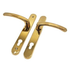 Roto Door Handle Replacement With 200mm Fixings 92mm Pz & Sprung Levers