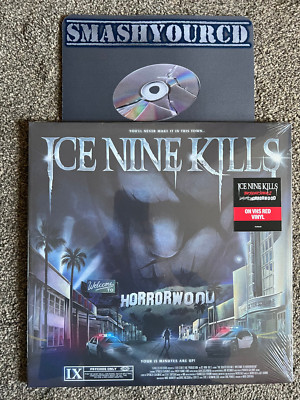 ICE NINE KILLS - HORRORWOOD(SEALED LADY IN RED VINYL/ONLY 500 & SIGNED LITHO)