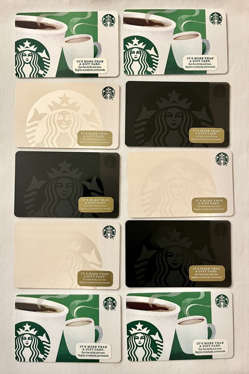 Starbucks Gift Card - LIMITED Edition - NEW MINT - No Cash