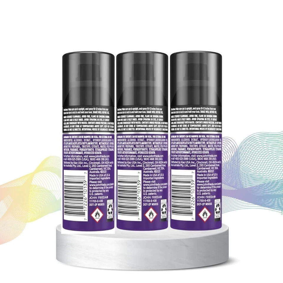 Laca para el cabello John Frieda Frizz Ease Moisture Barrier, laca para el cabello paquete de 3 OZ Foto 2 de 2