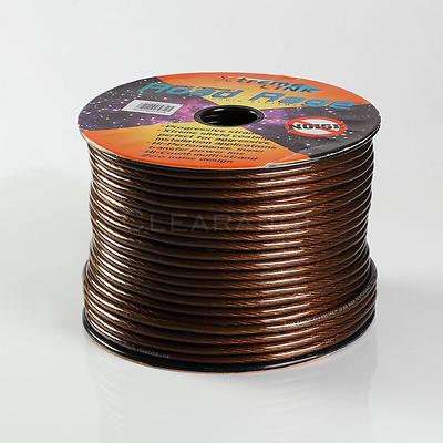 10 Gauge 250 FT Xtreme High Performance Car Home Audio Speaker Wire Cable black