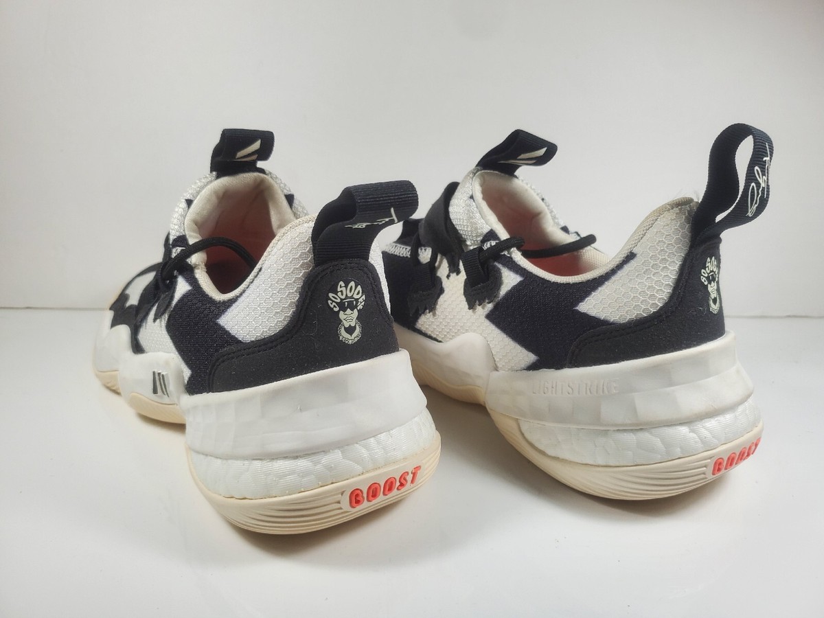 Adidas Trae Young 1 Mens 11 Black White Excellent So So Def H68999 Basketball Adidas Trae Young 1 x So So Def Recording Men Shoes White  main image 3