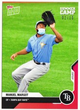 Manuel Margot Tampa Bay Rays 2020 Topps NOW Summer Camp OD-480 Red 02/10