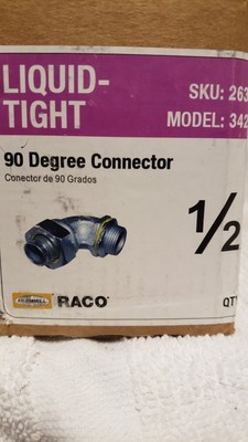 Raco 3422-8  90° Connector  Liquid Tight