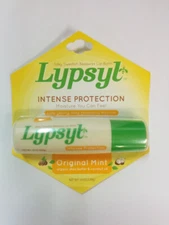 4 PACK Lypsyl Intense Protection Original Mint, Swerdish Beeswax Lip Balm .10 oz