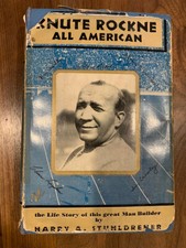 KNUTE ROCKNE ALL AMERICAN by Harry A Stuhldreher (c. 1931, hard back w/ jacket)