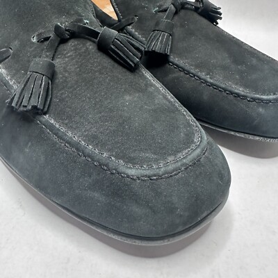 Fratelli Rossetti Dark Green Suede Tassel Slip On Yacht  display picture 2