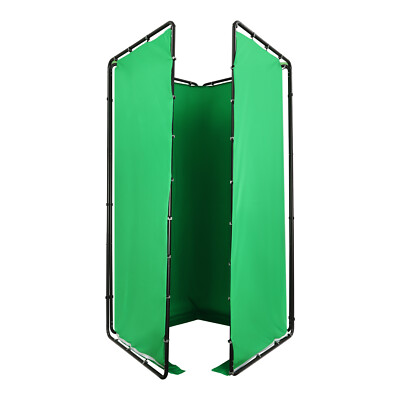4*2.4m Photography Backdrop Stand Kit with Green or White Cloth For Photo Studio