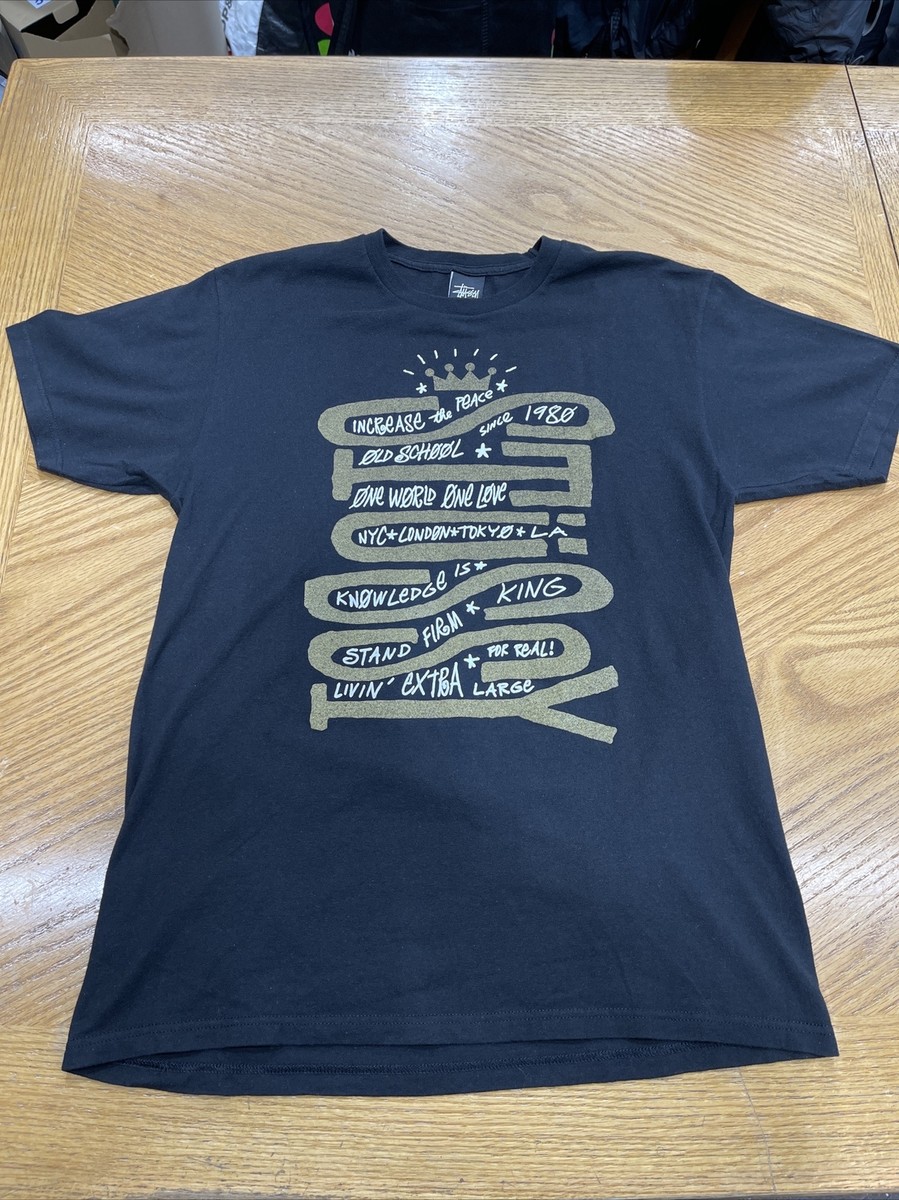 その他 STUSSY livin INCREASE THE PEACE Stussy x Nike Increase The Peace T-Shirt Small Size White