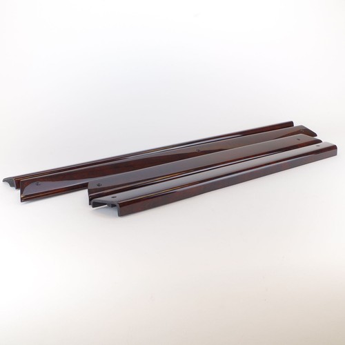 Classic Mini wooden door cappings S9017 burr walnut wood, set of 4 - Picture 2 of 4