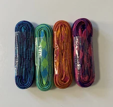 In-Line skate lace pair misc. colors approximately 82”-86”