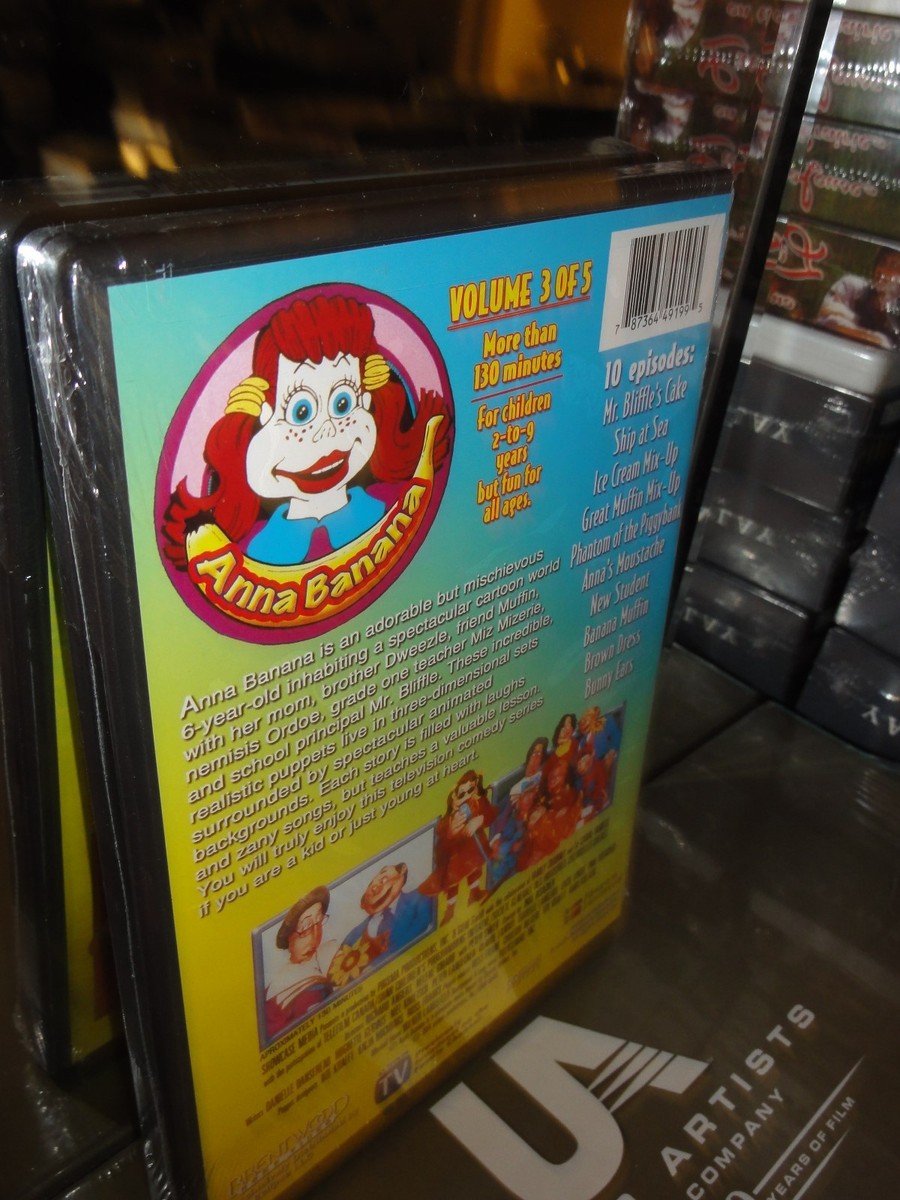 Anna Banana - Vol. 3 (DVD) Family Channel! 10 Episodes! 130