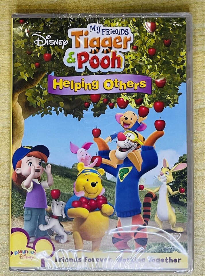 DVD DISNEY MY FRIENDS TIGGER & POOH HELPING OTHERS KIDS