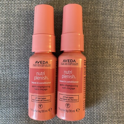 2X Aveda Nutriplenish Leave-In Conditioner 1 oz / 30 mL Travel Size