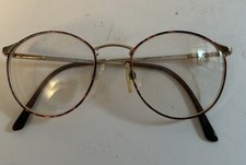 Women  s Vtg Italian Safilo Elasta Oversized Wire Rim Eyeglass Frames