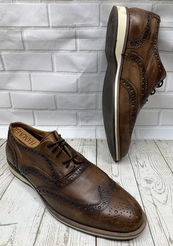 Leather Wingtip Oxford Brown shoes 