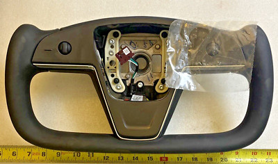 2021-2024 Tesla Model X S Plaid yoke style steering wheel OEM 1622612 ...