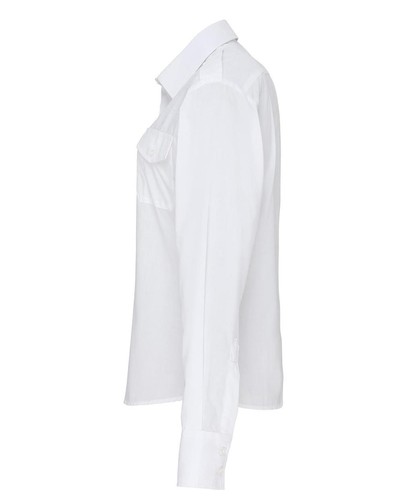 Damen Pilotenhemd Damen Langarm Bluse Polizei Security Arbeitskleidung Uniform - Bild 10 von 11