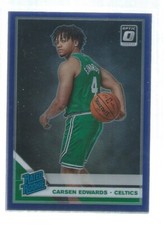 CARSEN EDWARDS 2019-20 PANINI DONRUSS OPTIC PURPLE HOLO PRIZM RC #196