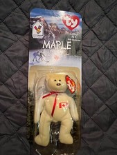 TY Teenie Beanie Babies Maple The Bear McDonalds RARE w/Errors 1996 1993