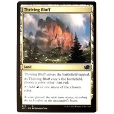 x1 Thriving Bluff J22 MTG M/NM Common Land (822) TCG CCG