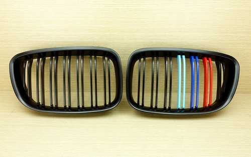M-Color Matte Black M Style For BMW F07 5-Seires GT Gran Turism Front Grill - Picture 2 of 5