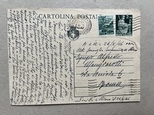 O.) Intero postale Luogotenenza Repubblica Democratica Milano 24.10.46