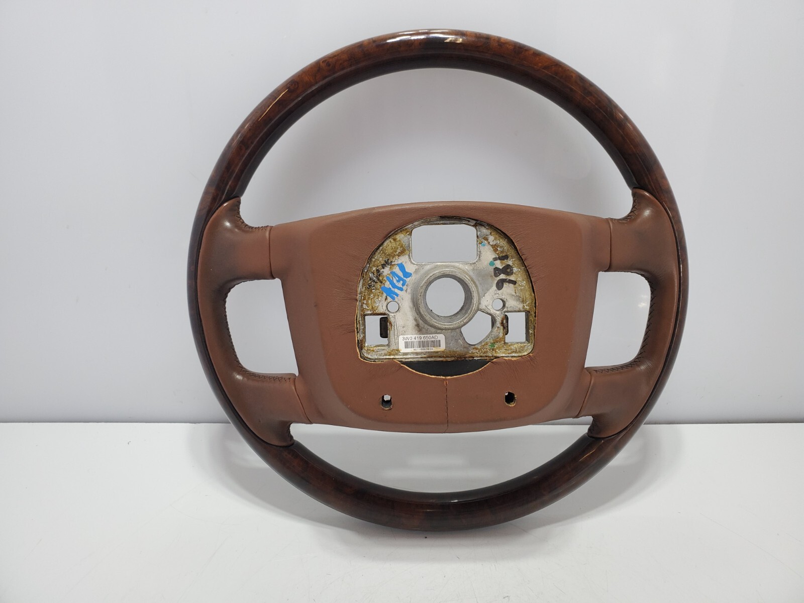 ✅ 03-12 OEM Bentley Continental GT GTC Flying Spur Driver Steering Wheel Wood