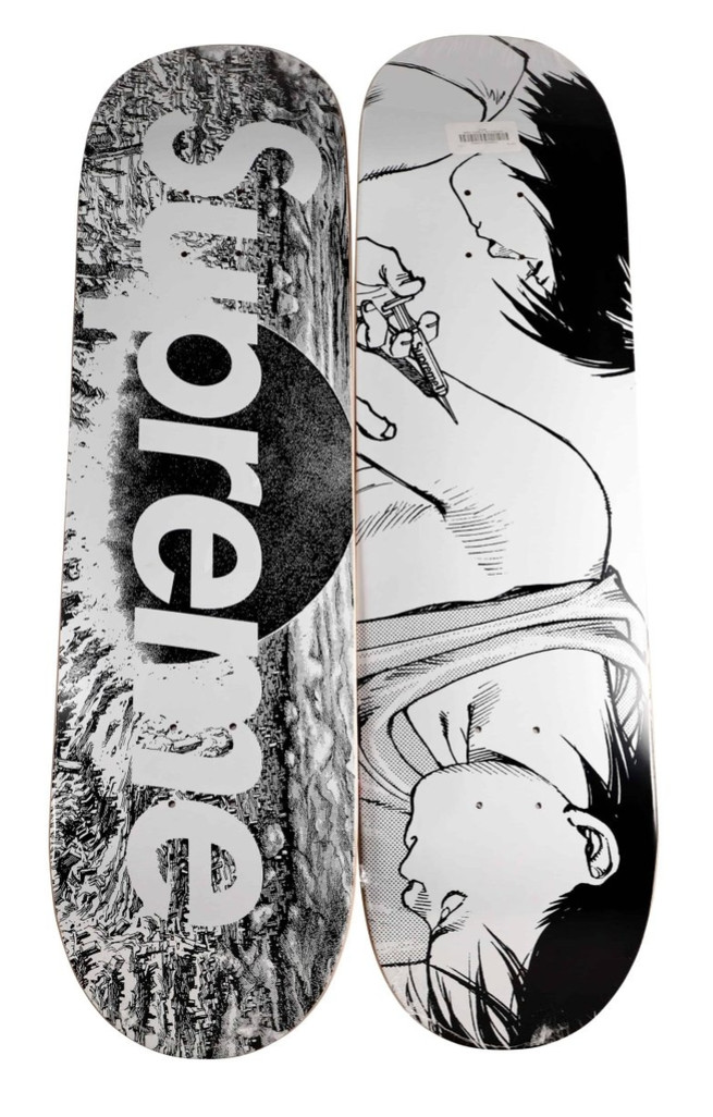Genuine Akira Neotokyo x Supreme Skateboard Deck Set FW17