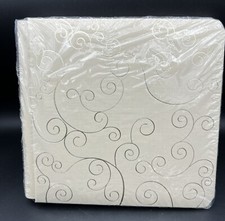 NEW Creative Memories 7 x 7 Strap-hinge Album Cream  Foil Coverset Sealed