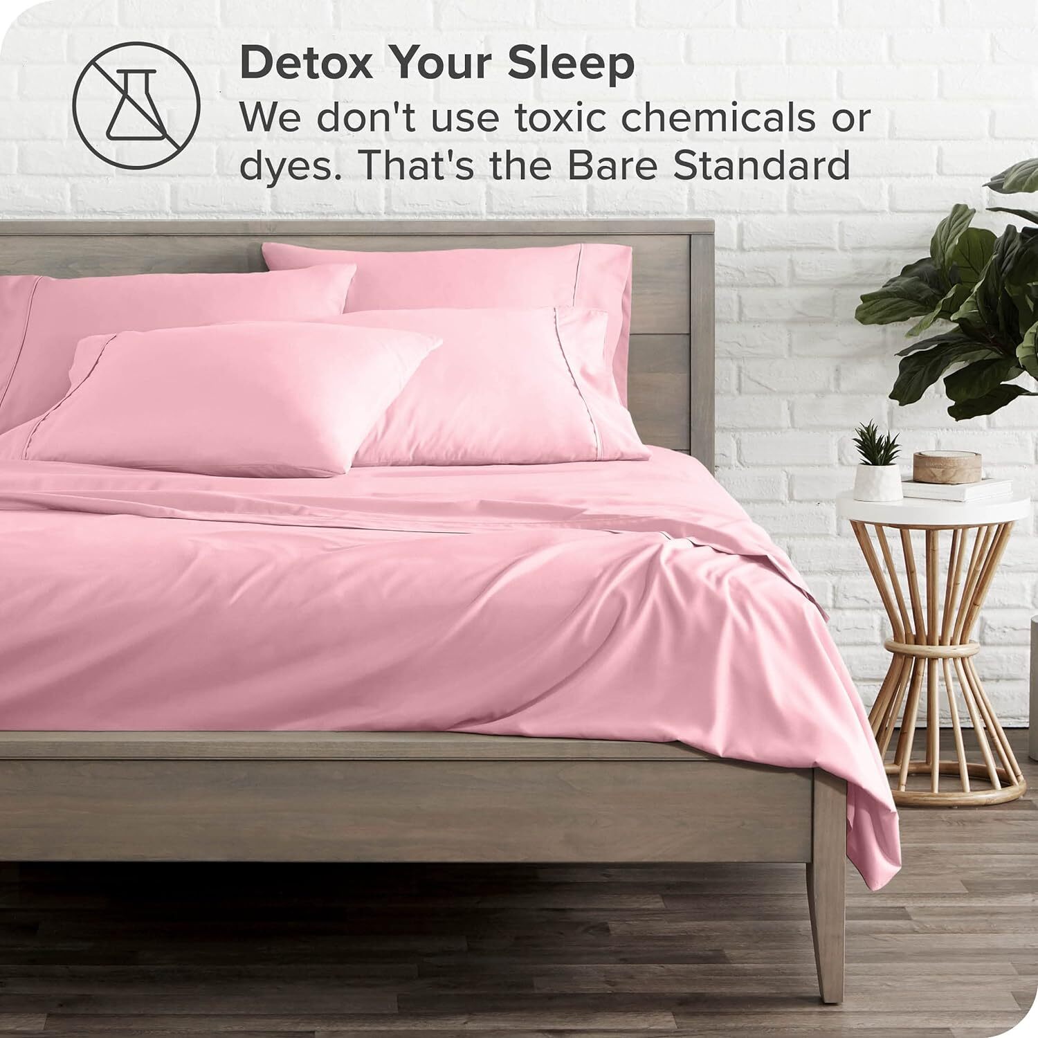 2000TC Hotel Quality Bed Sheet Set Fitted Flat Pillowcase Double Queen