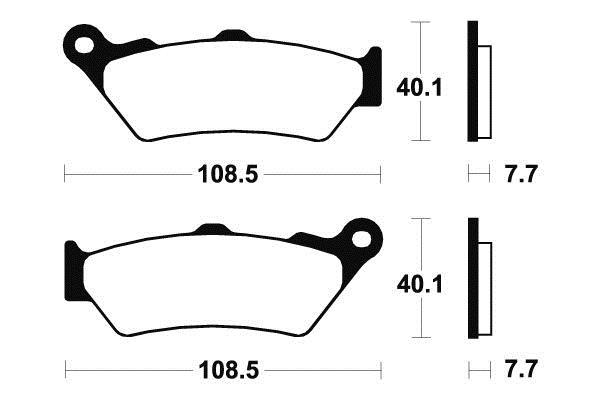 Plaquettes de frein avant pour Honda CB 500 Bendix pour un freinage réactif au quotidien