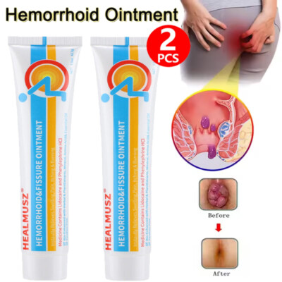 2Stk Hämorrhoiden Gel Hämorrhoidensalbe entzündungshemmende Salbe gegen Juckreiz